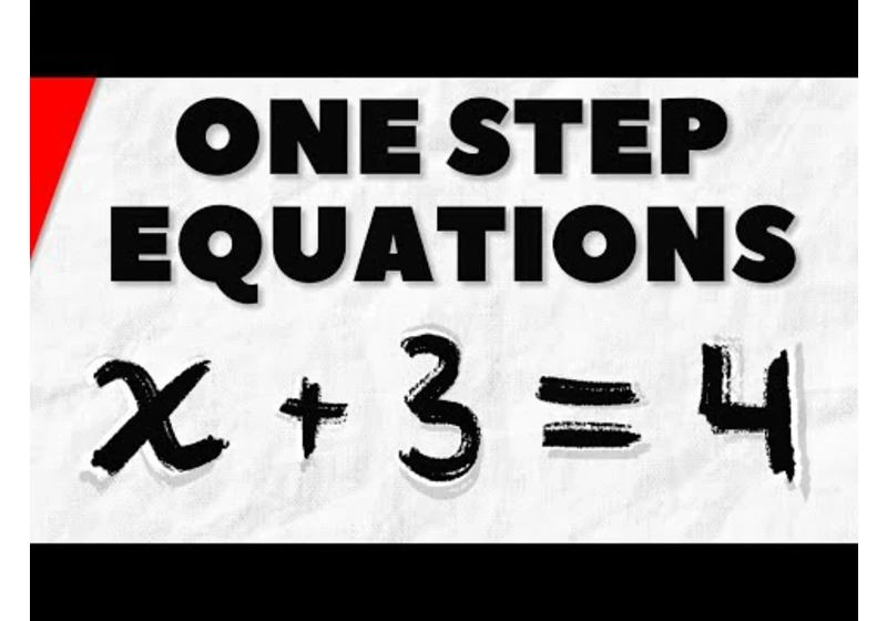 How to Solve One Step Equations | Pre-Algebra Exercises