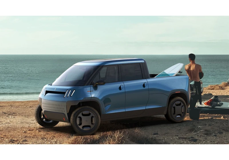  The anti-Cybertruck? This new electric pick-up is the size of a Mini and the cutest way to haul your gear 