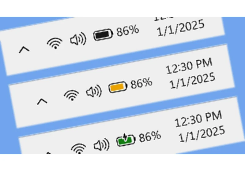  Microsoft reveals improved Windows 11 battery icons and percentage toggle settings 