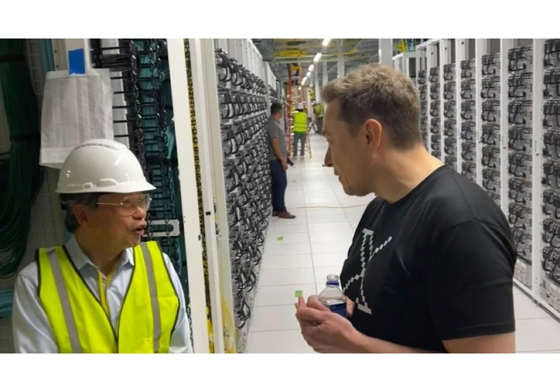  Elon Musk plans to scale the xAI supercomputer to a million GPUs — currently at over 100,000 H100 GPUs and counting 