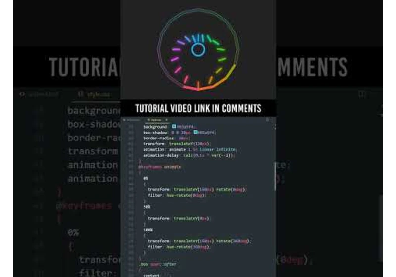 Html CSS Animation Effects #shorts