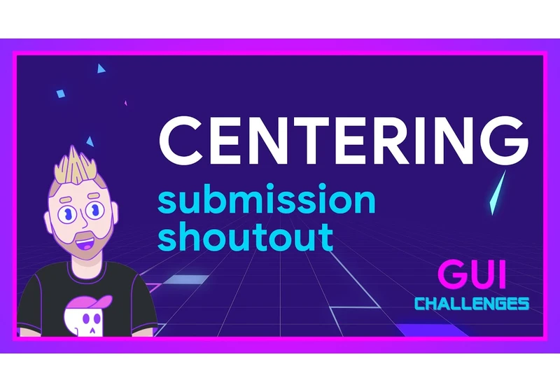 Submission shoutout for Centering