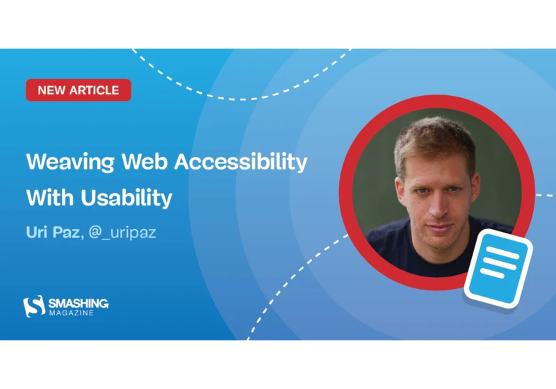 Weaving Web Accessibility With Usability