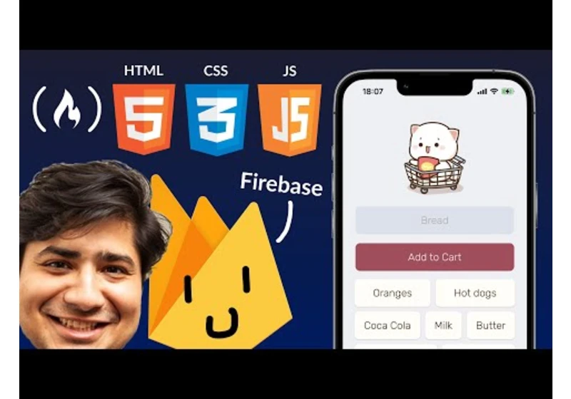 Firebase Tutorial for Beginners – Build a Mobile App with HTML, CSS, JavaScript