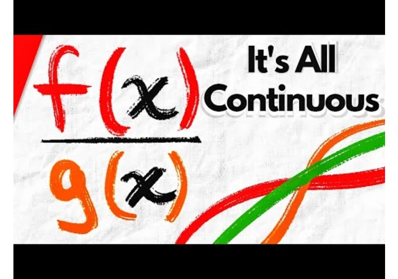 Polynomials and Rational Functions are Continuous | Real Analysis