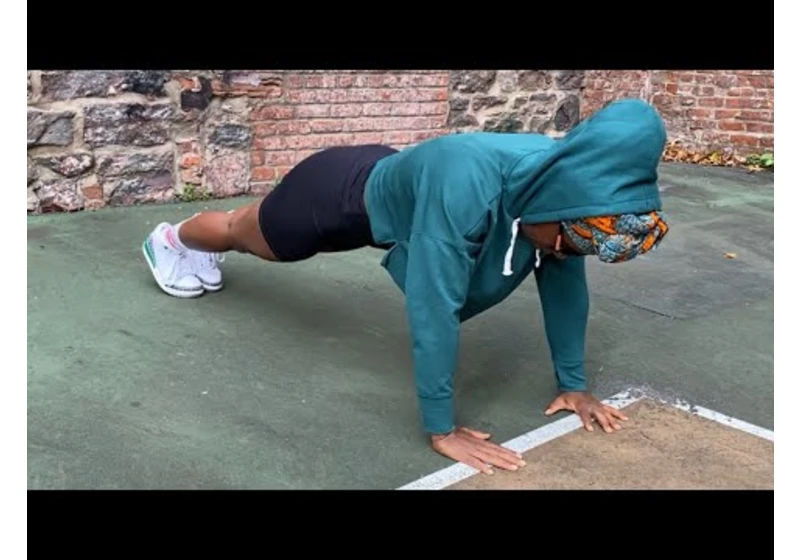 100 Push Ups a Day in 5 Minutes Challenge -Ms Naima | That's Good Money