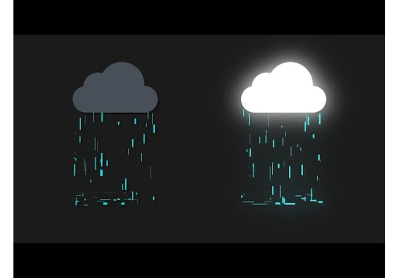 Amazing Rain & Lightning Animation Effects in CSS & Javascript