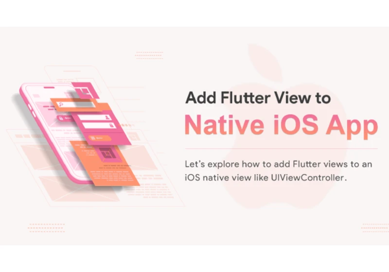 Add Flutter View to Native iOS App