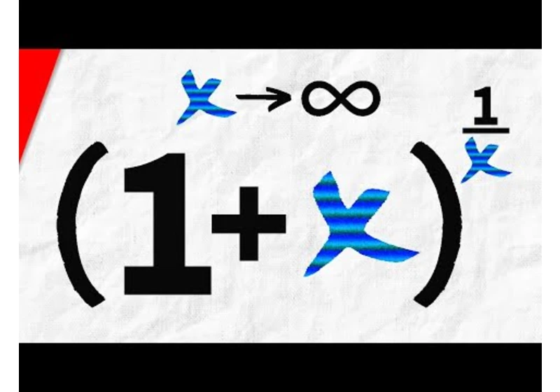 Limit of (1+x)^(1/x) as x goes to 0 (L'Hospital's Rule) | Calculus 1 Exercises