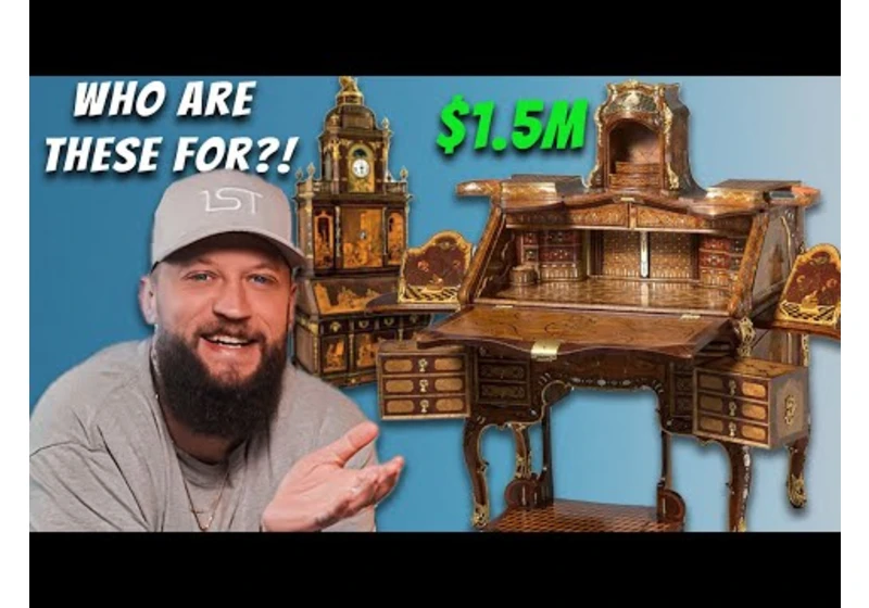 Million Dollar Antique Puzzle Desks From The 1800's