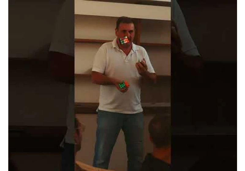 He Solves 3 Rubiks Cubes While Juggling!!