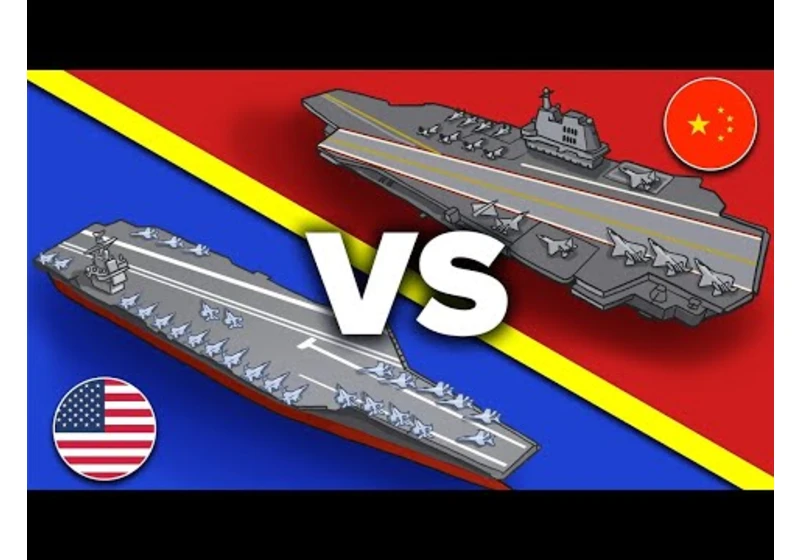 China's Brand New Aircraft Carrier vs USS Gerald R. Ford Supercarrier - Who Would Win?