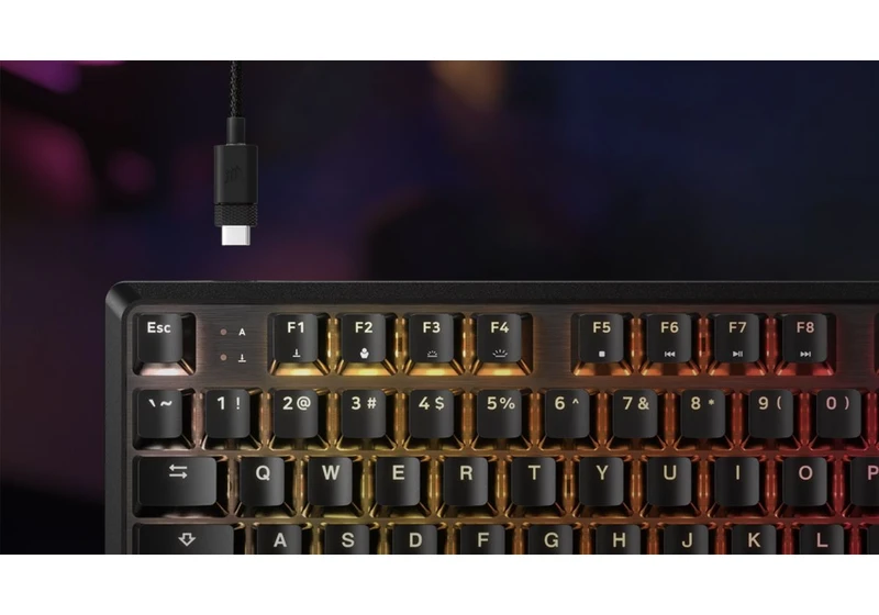  Corsair brings some of its best features to this new gaming keyboard — and it won't take up a lot of space 