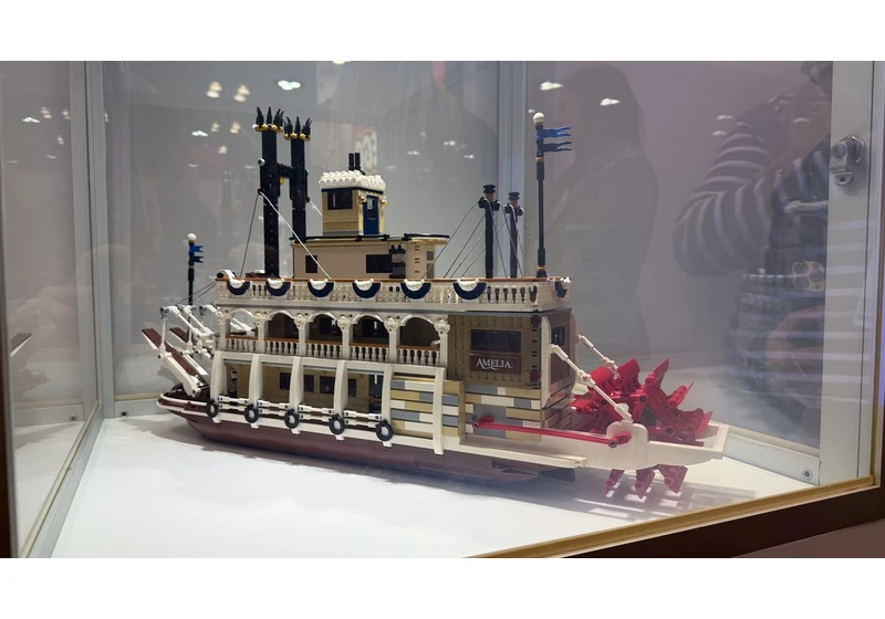  You made this happen: a giant Lego Steamboat that we all want to build 