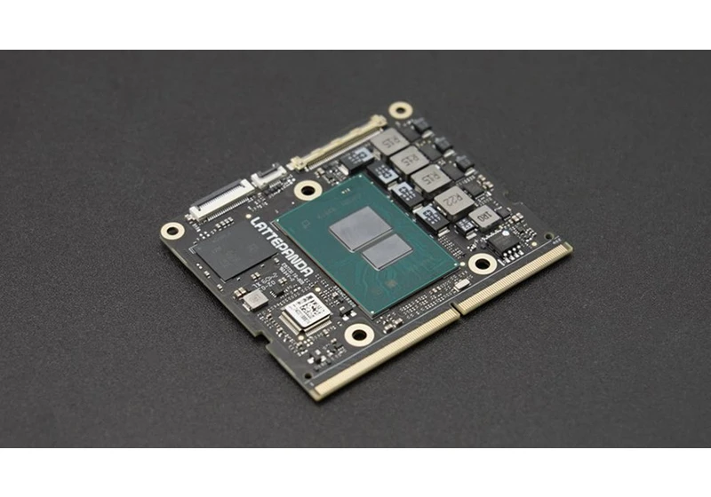  This tiny motherboard plugs in a memory slot and barely bigger than a business card — LattePanda's minuscule MU packs an N100 CPU, 8GB RAM and can even run an Nvidia GPU 