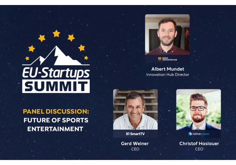 Check out the Future of Sports Entertainment Panel Discussion at this year’s EU-Startups Summit!