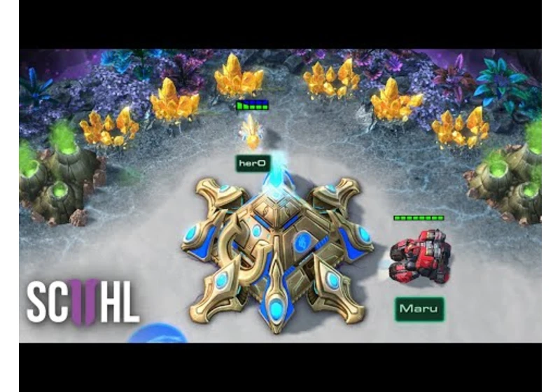 herO's HIDDEN GOLD BASE vs. Maru - Starcraft 2