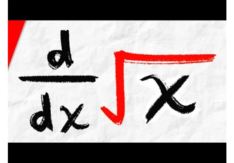 Derivative of sqrt(x) with Power Rule | Calculus 1 Exercises