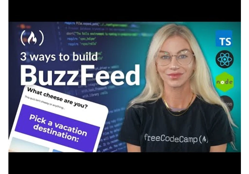 3 Ways to Code a BuzzFeed Clone (JavaScript + TypeScript + JSONServer + Database + API + Node.js)