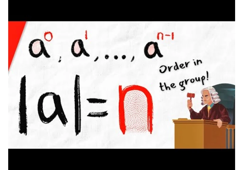 Proof: Finite Order Elements Have n Distinct Powers | Abstract Algebra