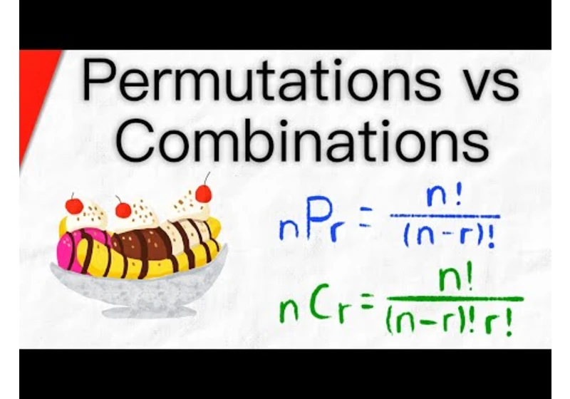 Difference Between Permutations and Combinations | Discrete Math Exercises