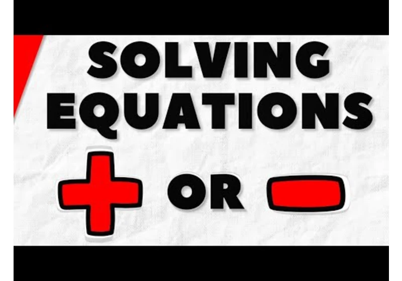 Solving Equations with Addition or Subtraction | Pre-Algebra