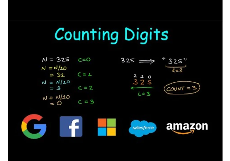 Count number of digits