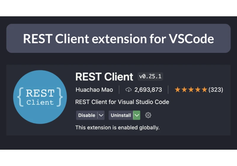 REST Client Extension for VSCode