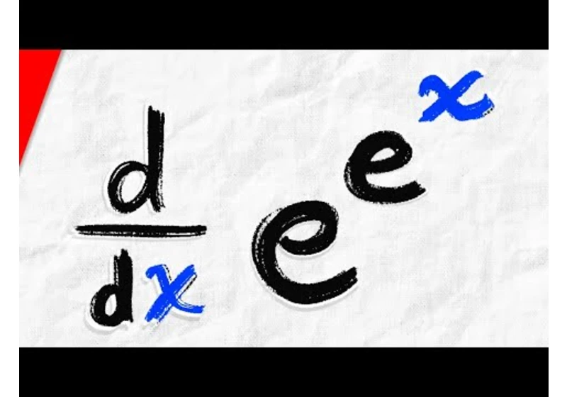 Derivative of e^e^x with Chain Rule | Calculus 1 Exercises