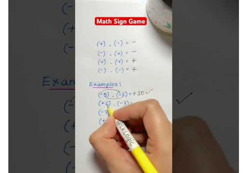 Math Sign Game