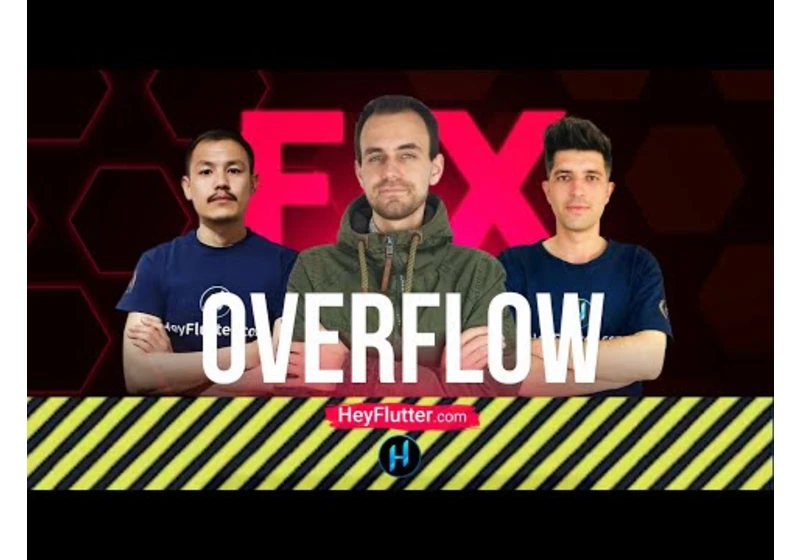 Fix Overflow Issues for Flutter Apps (Livestream)