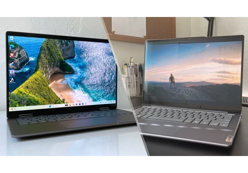  HP Envy x360 2-in-1 vs Lenovo Slim 7i Gen 9: Similar on the surface, with a major difference under the hood 