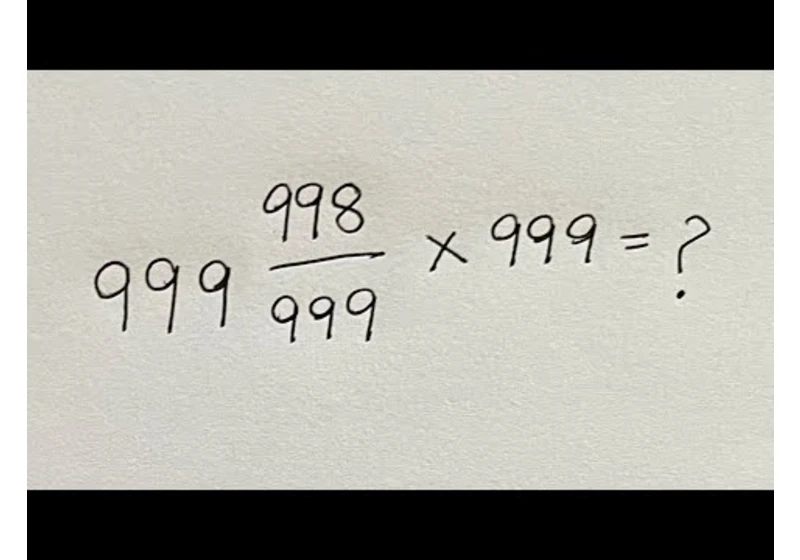 Now solving is easy without a calculator!!