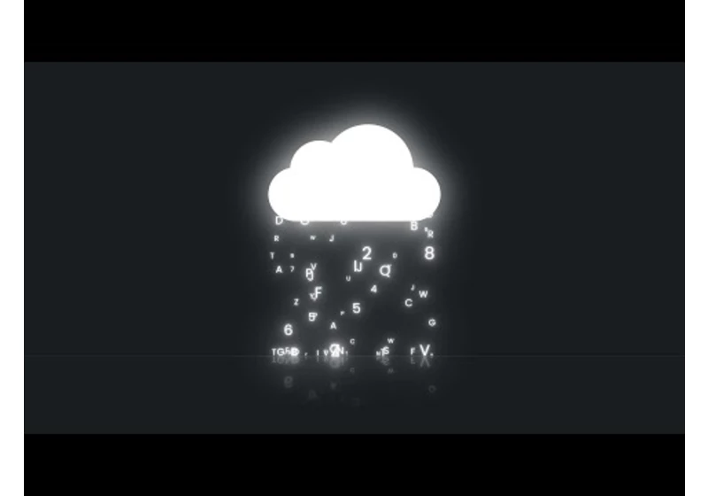 Text Rain Animation using CSS & Javascript