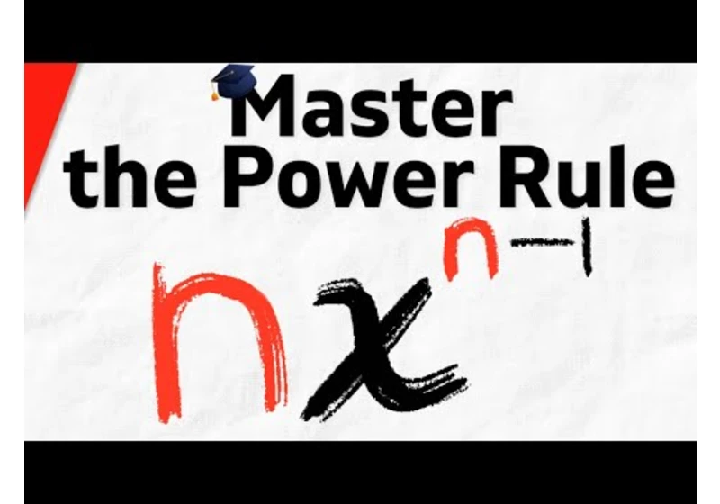 Master the Power Rule | Calculus 1 Exercises