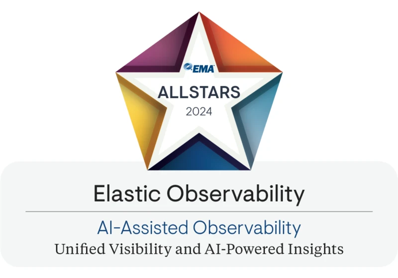 Elastic recognized with 2024 EMA Allstars award for its AI-assisted observability