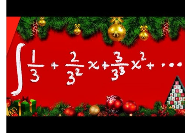 An Infinite Series and its Interesting Integral | AP Calc FRQ Advent Calendar Day 4