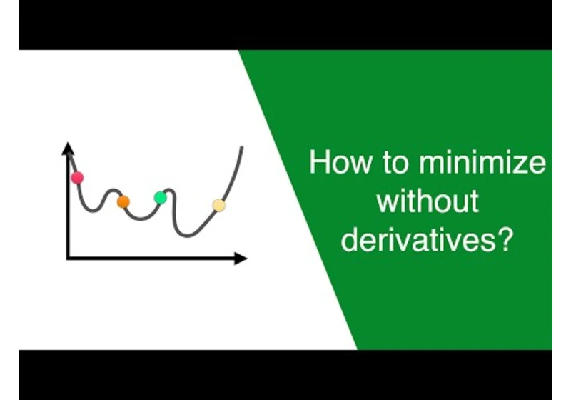 How do you minimize a function when you can't take derivatives? CMA-ES and PSO