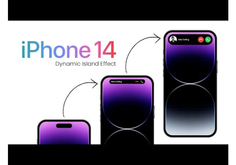 iPhone 14 Dynamic Island Effect | Html CSS & Javascript