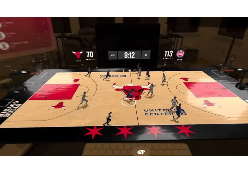 The NBA Apple Vision Pro App Now Has a 3D Tabletop View