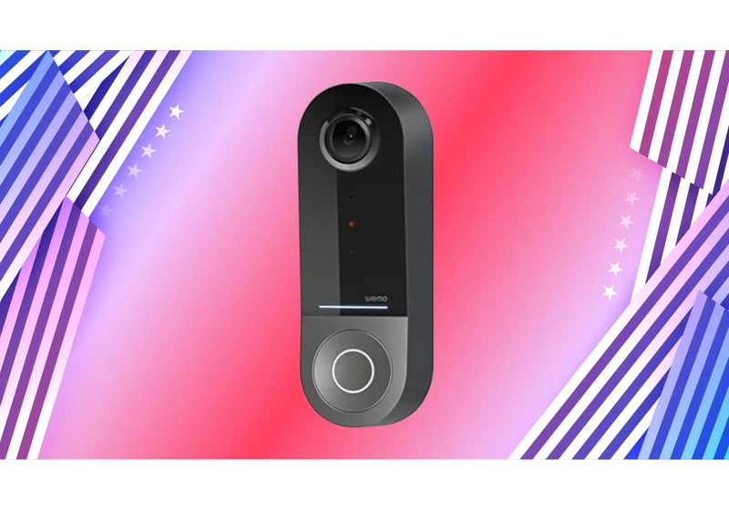 Score a Belkin WeMo HomeKit Video Doorbell for 84% Off During Woot's Labor Day Sale