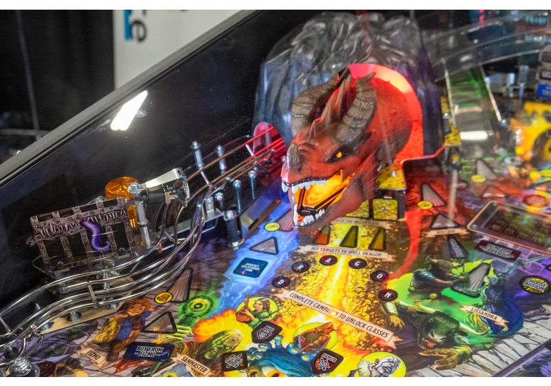 Stern's latest pinball machine is a loving tribute to Dungeons & Dragons