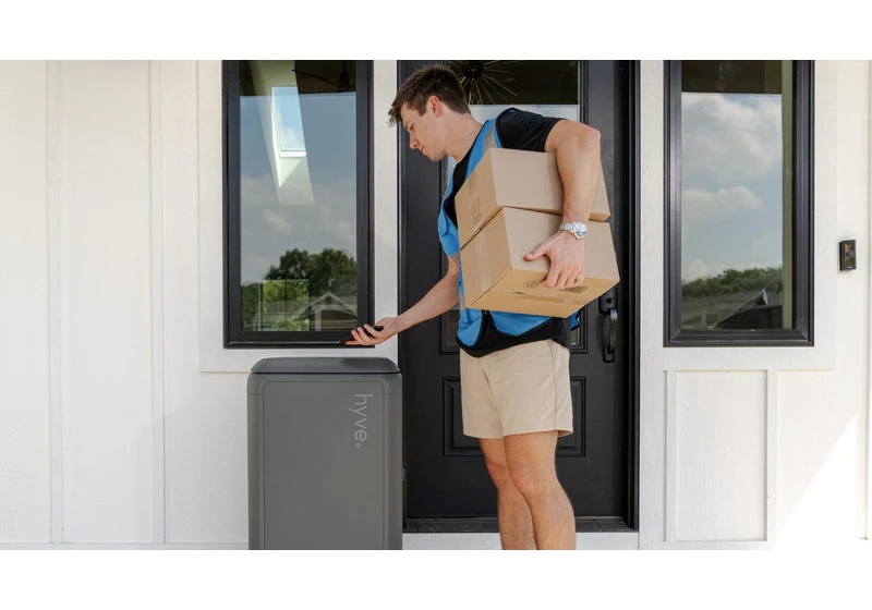 At CES 2025, the Hyve Is a New Kind of Outdoor Locker to Fight Porch Pirates