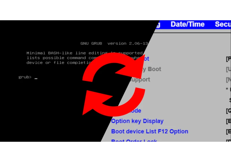 Backward-incompatible GRUB2 change causing BIOS setup bootloop