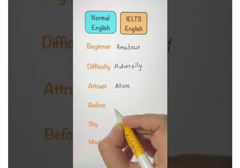Normal English vs IELTS English