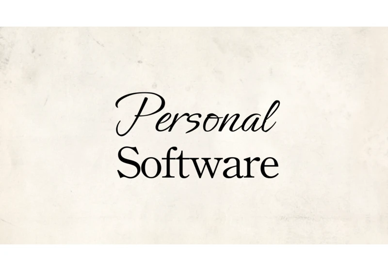 Personal Software