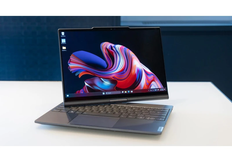 Lenovo Presents ThinkBook Auto Twist AI PC Concept With Motorized Hinge