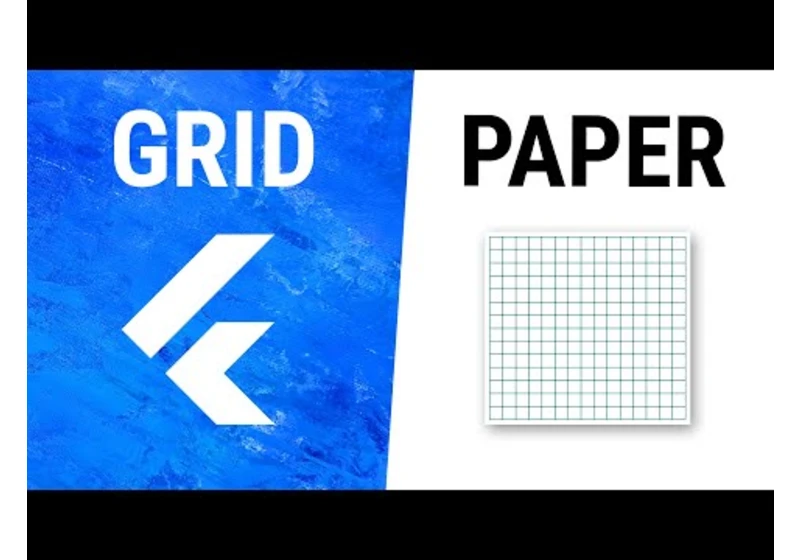 Flutter GridPaper Widget