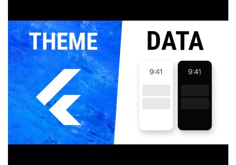 Flutter ThemeData Widget