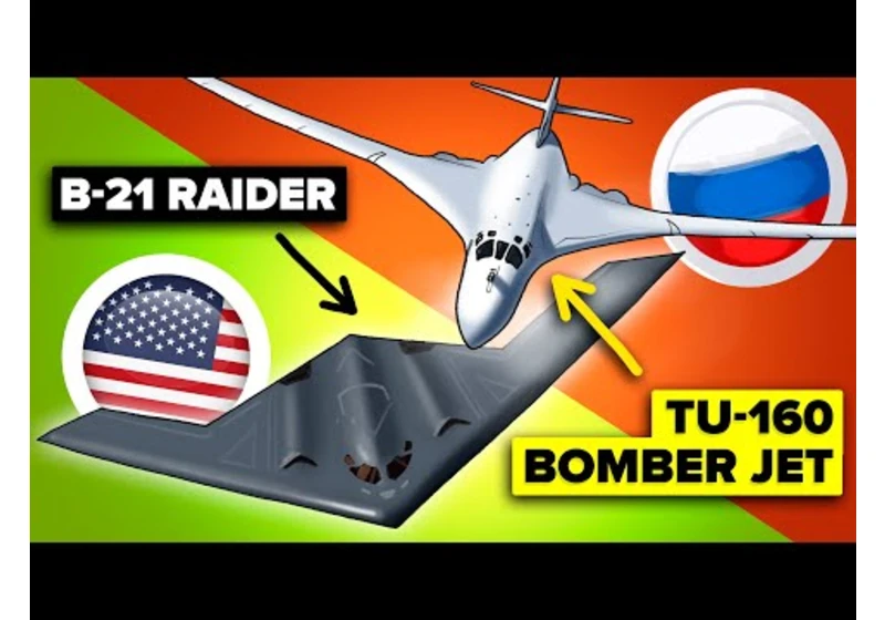 Russia's New Stealth Bomber vs US Military Plane || Tu-160 vs B-21